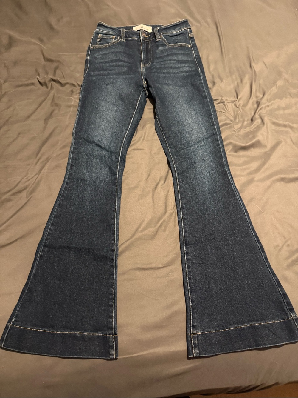 KanCan Dark Blue Flare Jeans - Deep Indigo